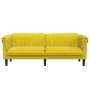 3-Sitzer-Sofa aus gelbem Samt von , Sofas - Ref: Foro24-372591, Preis: 272,94 €, Rabatt: %