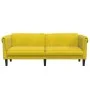 Yellow velvet 3-seater sofa by , Sofas - Ref: Foro24-372591, Price: 268,54 €, Discount: %