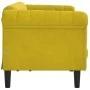 Yellow velvet 3-seater sofa by , Sofas - Ref: Foro24-372591, Price: 268,54 €, Discount: %