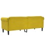 3-Sitzer-Sofa aus gelbem Samt von , Sofas - Ref: Foro24-372591, Preis: 272,94 €, Rabatt: %