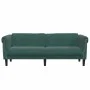 Sofá de 3 plazas terciopelo verde oscuro de , Sofás - Ref: Foro24-372587, Precio: 264,95 €, Descuento: %