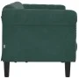 Sofá de 3 plazas terciopelo verde oscuro de , Sofás - Ref: Foro24-372587, Precio: 264,95 €, Descuento: %