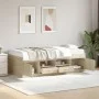 Lounger with Sonoma oak engineered wood drawers 100x200 cm by , Beds and slatted bases - Ref: Foro24-3280239, Price: 200,33 €...