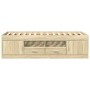 Lounger with Sonoma oak engineered wood drawers 100x200 cm by , Beds and slatted bases - Ref: Foro24-3280239, Price: 203,32 €...