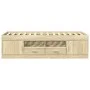 Lounger with Sonoma oak engineered wood drawers 100x200 cm by , Beds and slatted bases - Ref: Foro24-3280239, Price: 200,33 €...