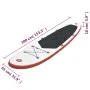Red and White SUP Inflatable Paddle Board Set by vidaXL, Paddleboards - Ref: Foro24-92203, Price: 162,90 €, Discount: %