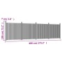 Brown WPC fence panel 699x186 cm by , fence panels - Ref: Foro24-3282801, Price: 1,00 €, Discount: %