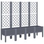 Pflanzgefäß mit grauem PP-Gitter 160x40x142 cm von , Töpfe und Pflanzgefäße - Ref: Foro24-367931, Preis: 134,16 €, Rabatt: %