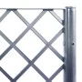 Planter with gray PP trellis 160x40x142 cm by , Pots and planters - Ref: Foro24-367931, Price: 123,14 €, Discount: %