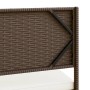 L-shaped garden sofa with table and brown PE rattan cushions by , Outdoor sofas - Ref: Foro24-362346, Price: 230,19 €, Discou...