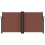 Brown retractable side awning 120x600 cm by , Umbrellas - Ref: Foro24-4004599, Price: 120,66 €, Discount: %