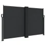 Schwarze einziehbare Seitenmarkise 140x600 cm von , Sonnenschirme - Ref: Foro24-4004609, Preis: 127,12 €, Rabatt: %