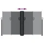 Schwarze einziehbare Seitenmarkise 140x600 cm von , Sonnenschirme - Ref: Foro24-4004609, Preis: 127,12 €, Rabatt: %