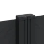 Schwarze einziehbare Seitenmarkise 140x600 cm von , Sonnenschirme - Ref: Foro24-4004609, Preis: 127,12 €, Rabatt: %