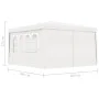 Professionelles Partyzelt mit weißen Wänden 90 g/m² 4x4 m von vidaXL, Zelte und Pavillons - Ref: Foro24-48525, Preis: 126,36 ...