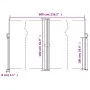 Anthracite gray retractable side awning 160x600 cm by , Umbrellas - Ref: Foro24-4004628, Price: 141,01 €, Discount: %