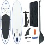 Blaues und weißes SUP aufblasbares Paddelbrett Set von vidaXL, Paddleboards - Ref: Foro24-92202, Preis: 195,02 €, Rabatt: %