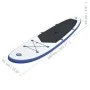 Set de tabla inflable de paddle surf SUP azul y blanco de vidaXL, Paddleboards - Ref: Foro24-92202, Precio: 158,06 €, Descuen...