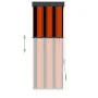 Estor enrollable de exterior naranja y marrón 60x250 cm de vidaXL, Persianas y estores - Ref: Foro24-145948, Precio: 31,74 €,...