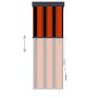 Orangefarbenes und braunes Außenrollo 60x250 cm von vidaXL, Jalousien und Jalousien - Ref: Foro24-145948, Preis: 31,74 €, Rab...