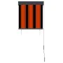 Estor enrollable de exterior naranja y marrón 60x250 cm de vidaXL, Persianas y estores - Ref: Foro24-145948, Precio: 31,74 €,...