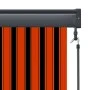 Estor enrollable de exterior naranja y marrón 60x250 cm de vidaXL, Persianas y estores - Ref: Foro24-145948, Precio: 31,74 €,...