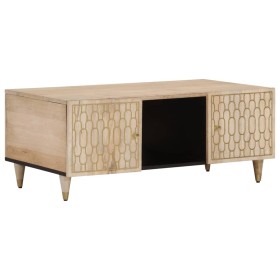Couchtisch aus massivem Mangoholz, 100 x 54 x 40 cm von , Couchtisch - Ref: Foro24-358260, Preis: 86,13 €, Rabatt: %