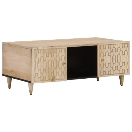 Solid mango wood coffee table 100x54x40 cm by , Coffee table - Ref: Foro24-358260, Price: 86,13 €, Discount: %