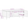 Solid mango wood coffee table 100x54x40 cm by , Coffee table - Ref: Foro24-358260, Price: 86,13 €, Discount: %