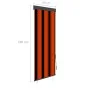 Estor enrollable de exterior naranja y marrón 60x250 cm de vidaXL, Persianas y estores - Ref: Foro24-145948, Precio: 31,74 €,...