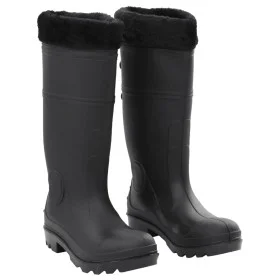 Wellies with removable socks black number 39 PVC by , Waders for hunting and fishing - Ref: Foro24-137597, Price: 35,38 €, Di...