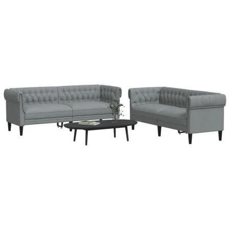 2-piece sofa set light gray fabric by , Sofas - Ref: Foro24-3209200, Price: 524,80 €, Discount: %