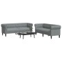 2-piece sofa set light gray fabric by , Sofas - Ref: Foro24-3209200, Price: 536,33 €, Discount: %