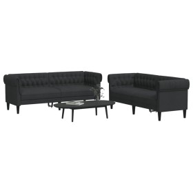 2-piece black fabric sofa set by , Sofas - Ref: Foro24-3209202, Price: 636,31 €, Discount: %