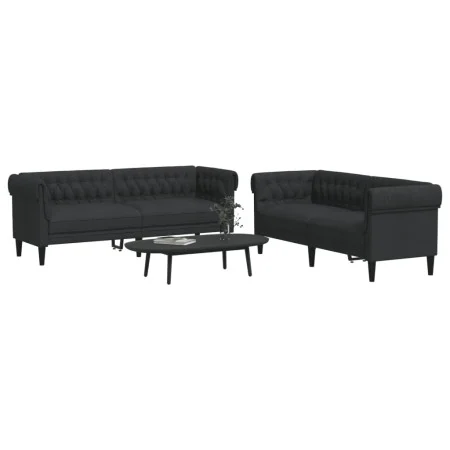 2-piece black fabric sofa set by , Sofas - Ref: Foro24-3209202, Price: 589,84 €, Discount: %