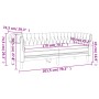 2-teilige Sofagarnitur aus schwarzem Stoff von , Sofas - Ref: Foro24-3209202, Preis: 636,31 €, Rabatt: %