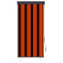 Orange and brown outdoor roller blind 80x250 cm by vidaXL, Blinds and blinds - Ref: Foro24-145954, Price: 39,46 €, Discount: %