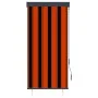Orangefarbenes und braunes Außenrollo 80x250 cm von vidaXL, Jalousien und Jalousien - Ref: Foro24-145954, Preis: 38,99 €, Rab...