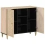 Solid mango wood auxiliary cabinet 90x33x75 cm by , Sideboards - Ref: Foro24-358276, Price: 147,89 €, Discount: %