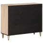 Solid mango wood auxiliary cabinet 90x33x75 cm by , Sideboards - Ref: Foro24-358276, Price: 147,89 €, Discount: %