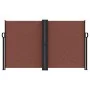 Brown retractable side awning 140x600 cm by , Umbrellas - Ref: Foro24-4004614, Price: 119,78 €, Discount: %