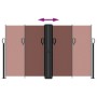 Toldo lateral retráctil marrón 140x600 cm de , Sombrillas - Ref: Foro24-4004614, Precio: 121,93 €, Descuento: %