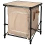 Redcliffs Camping table with beige cabinet 48x48x53.5 cm by , camping furniture - Ref: Foro24-447567, Price: 58,33 €, Discoun...