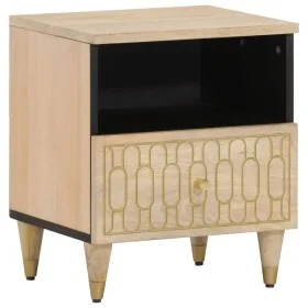 Mesitas de noche 2 uds madera maciza de mango 40x33x46 cm de , Mesitas de noche - Ref: Foro24-358255, Precio: 74,86 €, Descue...