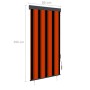 Orangefarbenes und braunes Außenrollo 80x250 cm von vidaXL, Jalousien und Jalousien - Ref: Foro24-145954, Preis: 39,46 €, Rab...