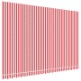 Rot-weiß gestreifter Markisen-Ersatzstoff 4,5 x 3 m von , Markisen - Ref: Foro24-367718, Preis: 67,13 €, Rabatt: %