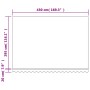 Tela de repuesto de toldo rayas rojas y blancas 4,5x3 m de , Toldos - Ref: Foro24-367718, Precio: 61,53 €, Descuento: %