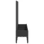 Planter with black PP trellis 160x40x142 cm by , Pots and planters - Ref: Foro24-367933, Price: 150,66 €, Discount: %