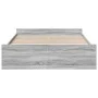 Sonoma gray engineered wood bed with drawers 150x200 cm by , Beds and slatted bases - Ref: Foro24-3280291, Price: 148,08 €, D...