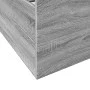 Sonoma gray engineered wood bed with drawers 150x200 cm by , Beds and slatted bases - Ref: Foro24-3280291, Price: 148,08 €, D...